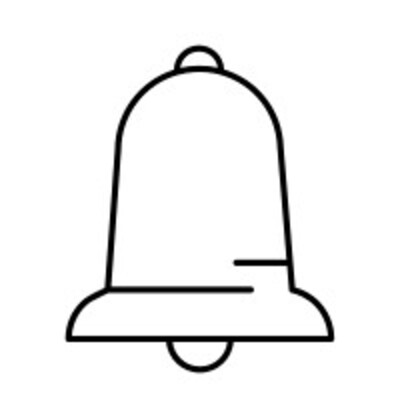 Ausmalbild Glocke - Kostenlose Malvorlage